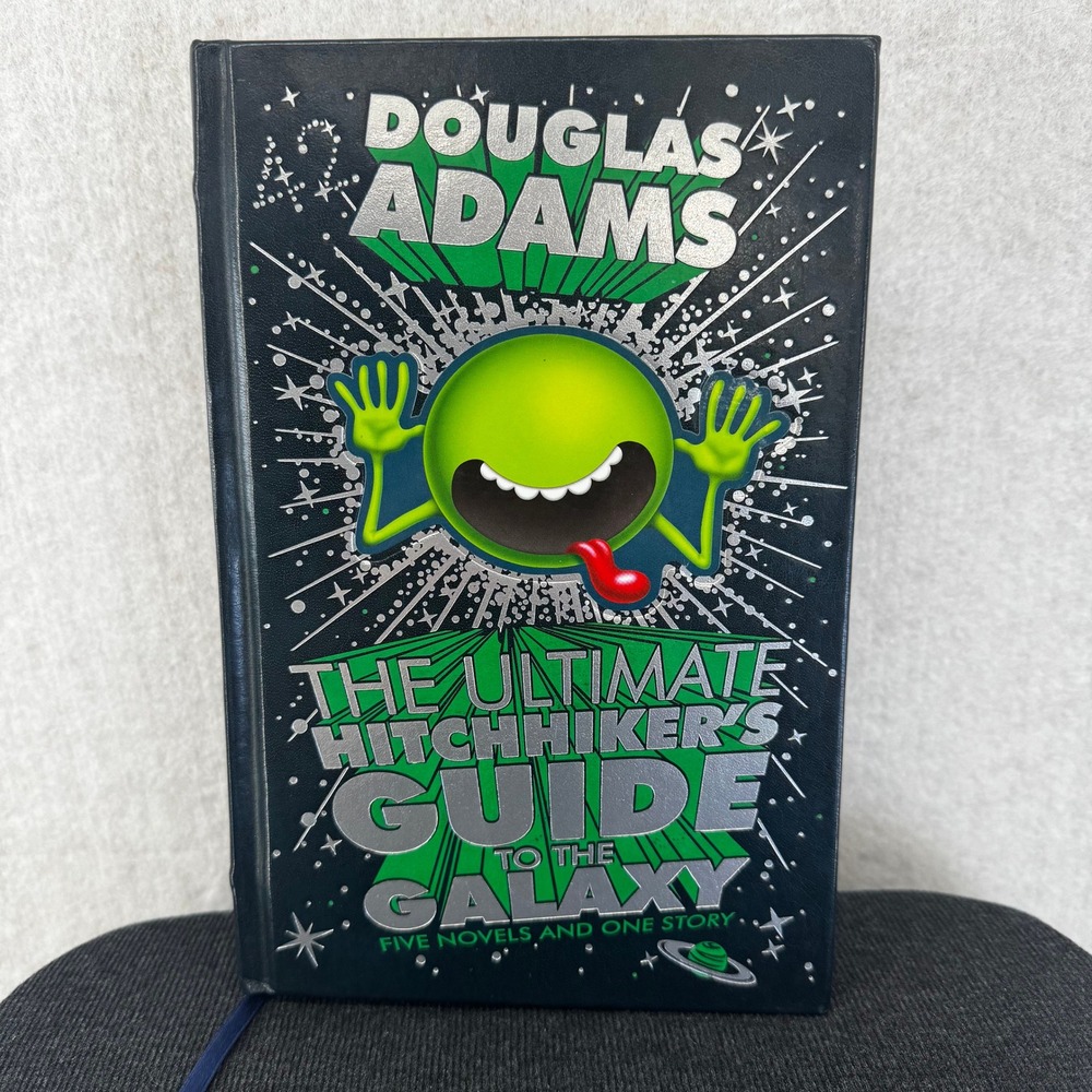 The Ultimate Hitchhiker's Guide to the Galaxy Douglas Adams Hardcover Leather